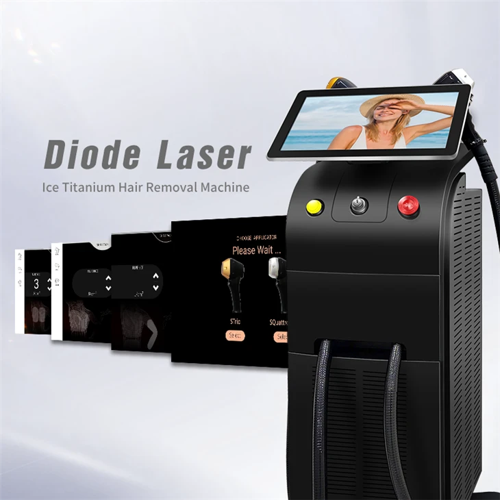 Laser Beauty diódový laserový stroj na odstraňovanie chĺpkov